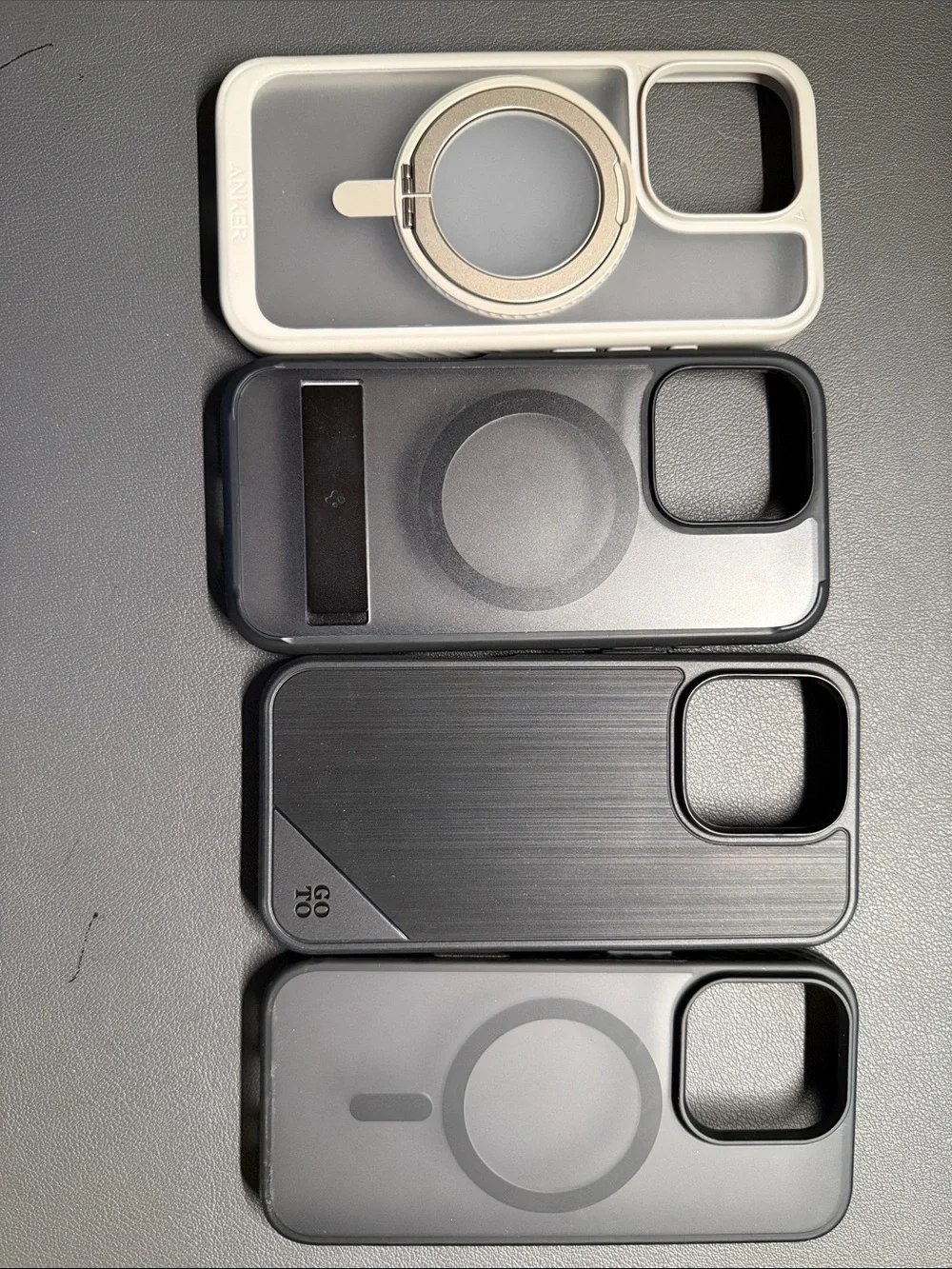 Lot of Seven (7) iPhone 16 Pro Cases Anker, GoTo, Spigen